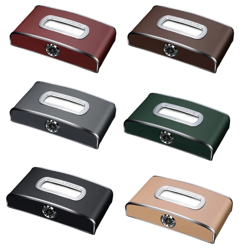 Модернизированный автомобильный контейнер для салфеток с часами, кожаный ремешок, заднее сиденье, автомобильный контейнер для хранения салфеток, легкая бумажная коробка для салона автомобиля
Модернизированный автомобильный контейнер для салфеток с часами, кожаный ремешок, заднее сиденье, автомобильный контейнер для хранения салфеток, легкая бумажная коробка для салона автомобиля