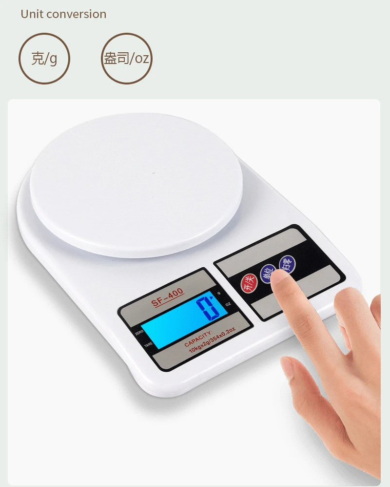 

1pc digital electronic scale mini 10KG scale food baking flour sugar kitchen tools