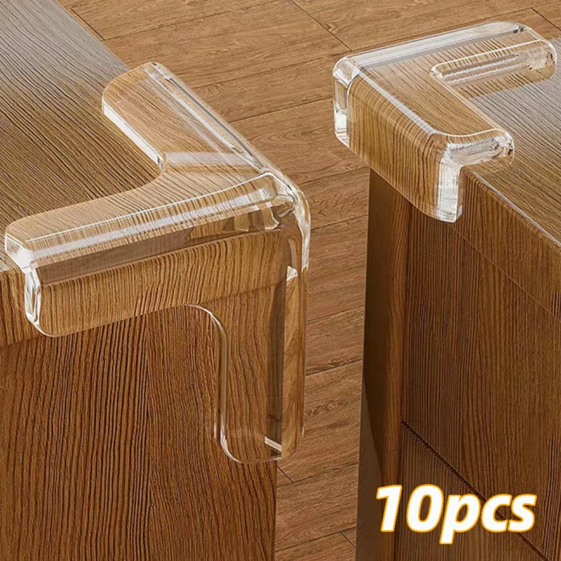 

10pcs Baby Safety Corner PVC Protector Table Soft Transparent Children Anti Collision Table Corner Edge Protection Guards