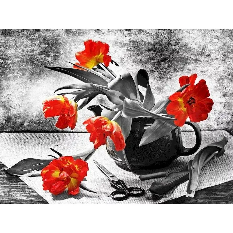 GATYZTORY Acrylic Paint By Numbers Gift Coloring By Numbers Black White Flower Landscape Number Painting Home Decor Artwork
GATYZTORY Acrylic Paint By Numbers Gift Coloring By Numbers Black White Flower Landscape Number Painting Home Decor Artwork