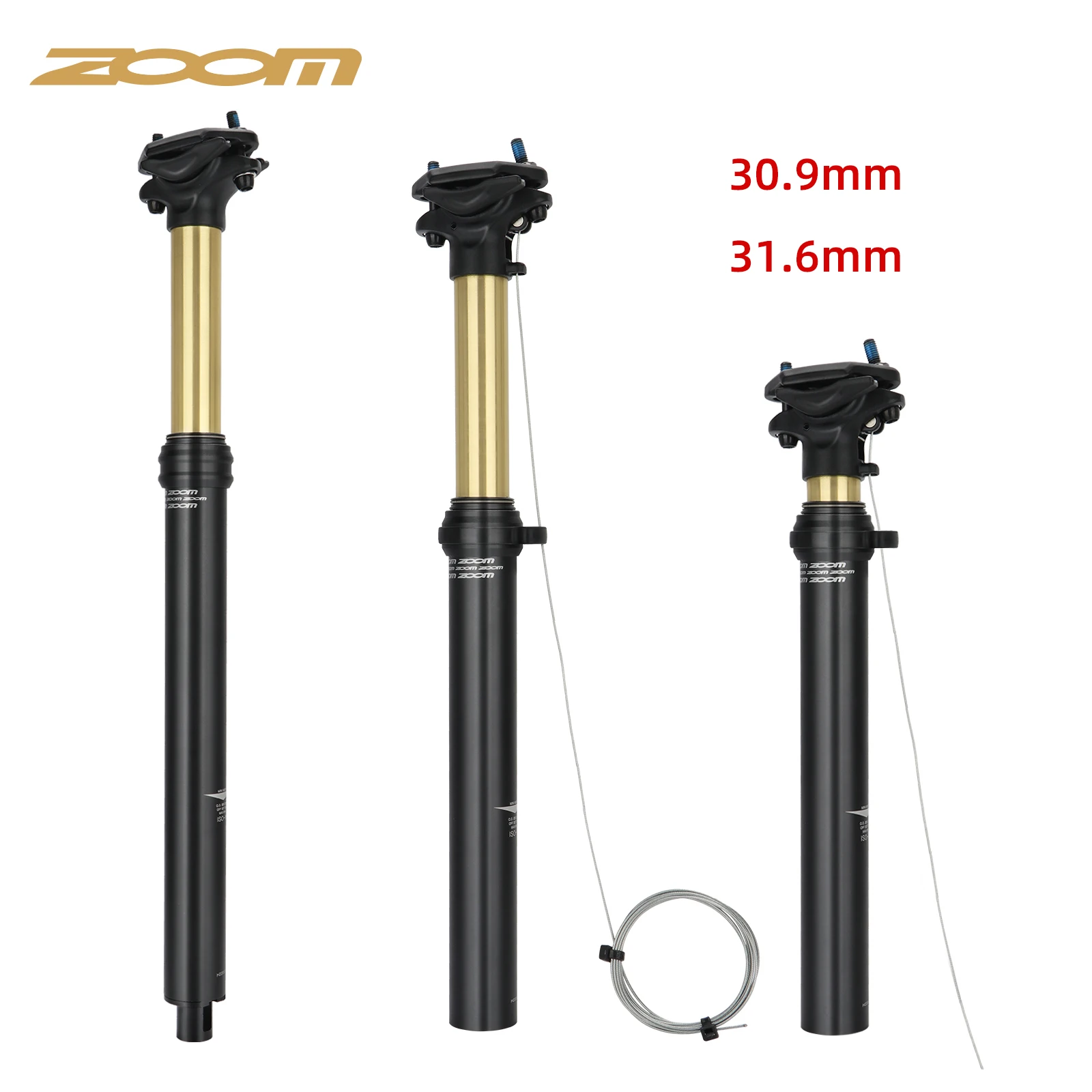 

Factory Price Zoom 30.9mm/31.6mm Inner/Outer Wire Control Hydraulic Bicycle Seatpost