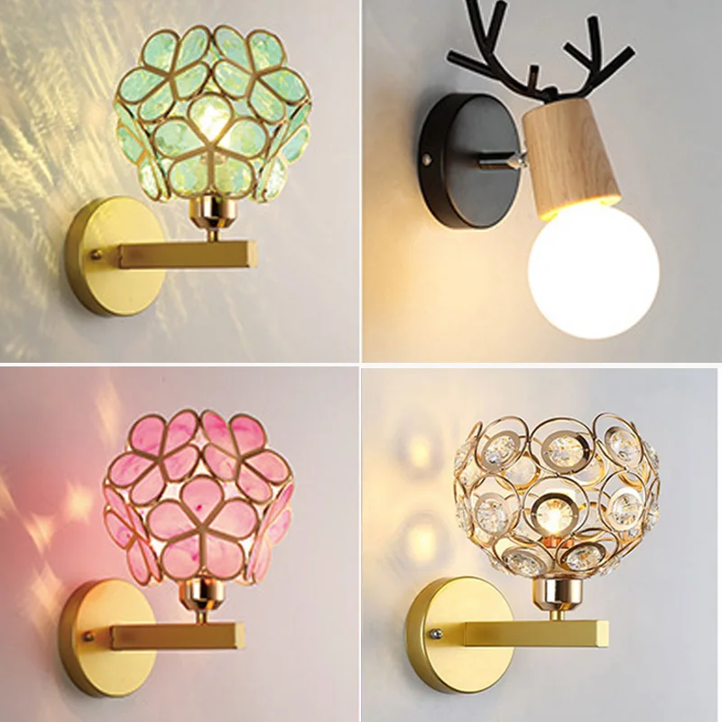 Modern Wall Lamp Living Room Bedroom Bedside Wall Sconce Creative TV Background Wall Corridor Crystal Desk Lamps 220V
Modern Wall Lamp Living Room Bedroom Bedside Wall Sconce Creative TV Background Wall Corridor Crystal Desk Lamps 220V
