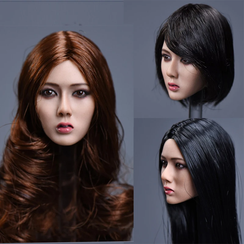 1/6 Scale Asian Girl Xiu Long Short Hair Head Sculpt Carved Model for 12 Inch PH TBL Female Suntan Action Figure Body Toys Dolls
1/6 Scale Asian Girl Xiu Long Short Hair Head Sculpt Carved Model for 12 Inch PH TBL Female Suntan Action Figure Body Toys Dolls