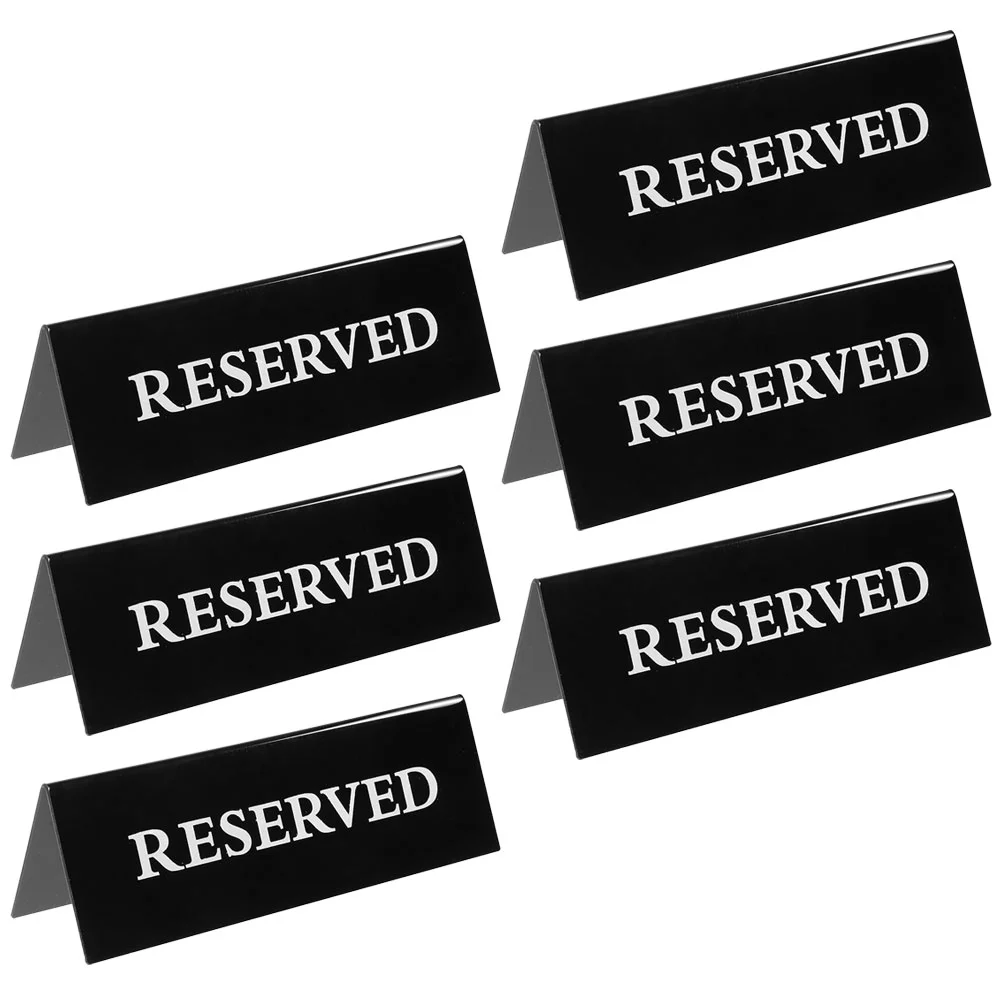 Reserved Seating Signs Wedding Party Signs Triangle Hotel Restaurant Reservation Table Placement Reminder Board
Reserved Seating Signs Wedding Party Signs Triangle Hotel Restaurant Reservation Table Placement Reminder Board