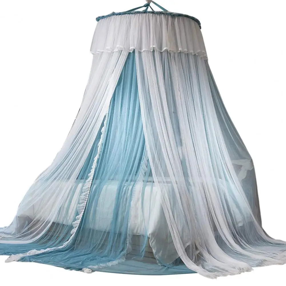 Princess Bed Curtain Double Layer Round Dome Ceiling Hanging Sheer Mesh Lace Girl Bedroom Bed Canopy Net Home
Princess Bed Curtain Double Layer Round Dome Ceiling Hanging Sheer Mesh Lace Girl Bedroom Bed Canopy Net Home