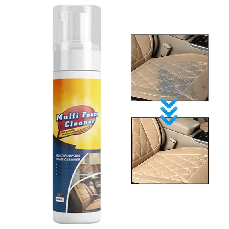 Foam Cleaner For Car High Effective Vehicles Seat Cleaner Spray Multi-purpose Anti-aging Cleaning Agent Auto Accessories
Foam Cleaner For Car High Effective Vehicles Seat Cleaner Spray Multi-purpose Anti-aging Cleaning Agent Auto Accessories