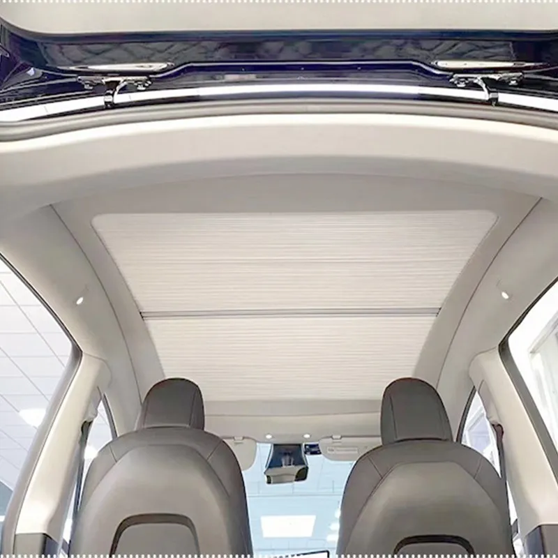 

Newest Design Sunroof Sunshade Window For Tesla Model Y 2021 2022 2023 Top Quality Customization Non-destructive Installation