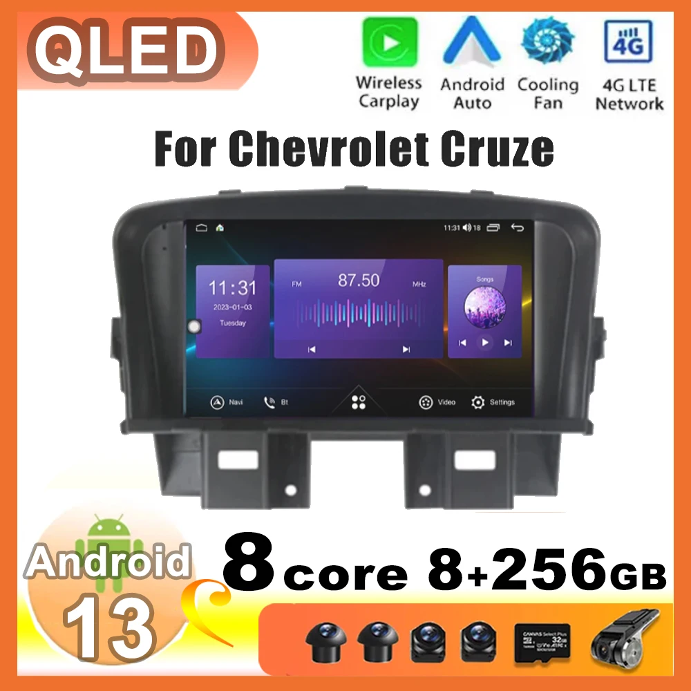 7” Android 13 for Chevrolet Cruze 2008 - 2014 Wireless Carplay intelligent navigation stereo audio multimedia player QLED screen
7” Android 13 for Chevrolet Cruze 2008 - 2014 Wireless Carplay intelligent navigation stereo audio multimedia player QLED screen