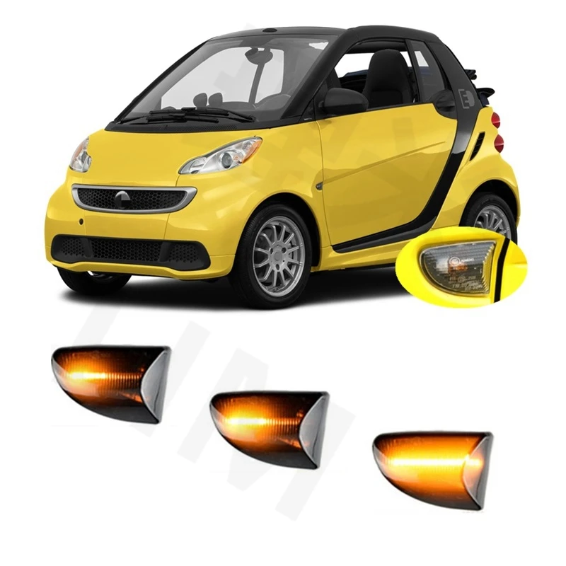 for Smart Fortwo Coupe Cabriolet 451 2007 2008 2009 2010 2011 2012 2013 2014 Sequential LED Side Marker Signal Light Lamp
for Smart Fortwo Coupe Cabriolet 451 2007 2008 2009 2010 2011 2012 2013 2014 Sequential LED Side Marker Signal Light Lamp