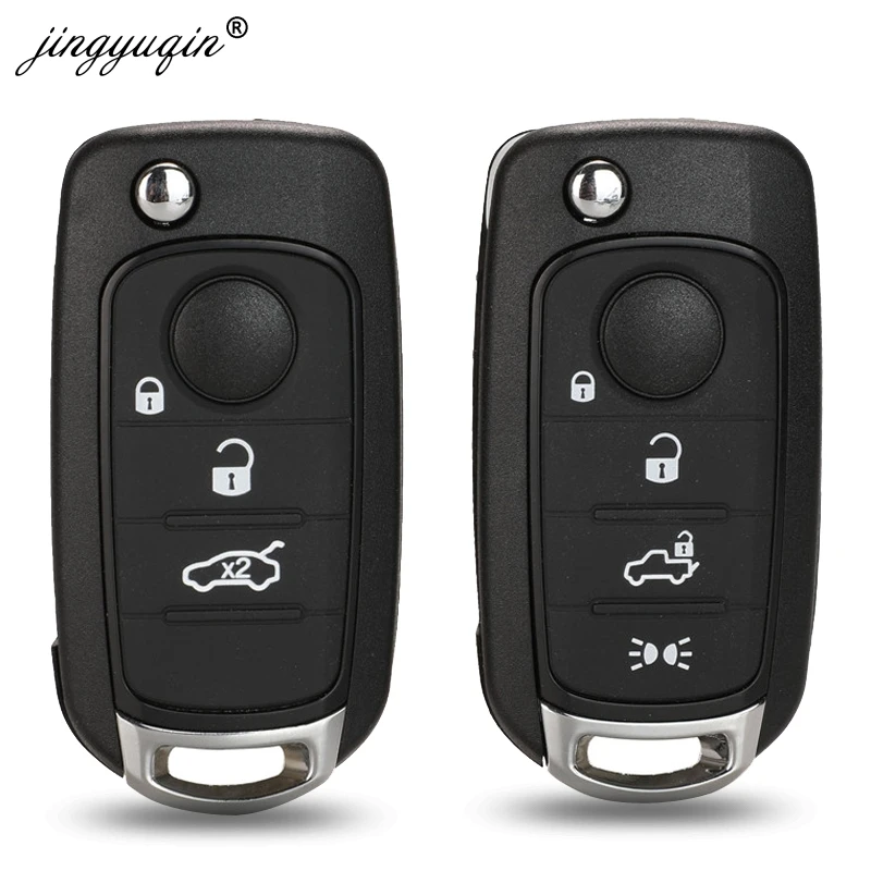 Jingyuqin 3/4 кнопочный складной дистанционный ключ-брелок от машины чехол для Fiat Egea Tipo 500X с откидным неразрезанным лезвием SIP22
Jingyuqin 3/4 кнопочный складной дистанционный ключ-брелок от машины чехол для Fiat Egea Tipo 500X с откидным неразрезанным лезвием SIP22