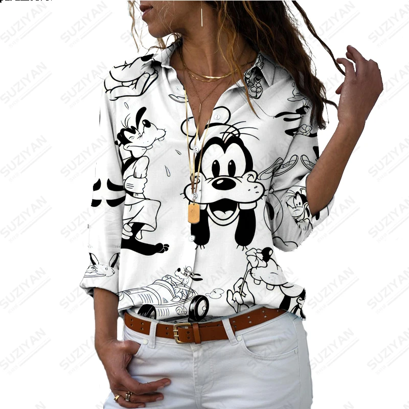 2023 New Disney Women's Long Sleeve Shirt Loose Large Women's Polo Button Cardigan 3D Printed Breathable Women's Chiffon Shirt
2023 New Disney Women's Long Sleeve Shirt Loose Large Women's Polo Button Cardigan 3D Printed Breathable Women's Chiffon Shirt