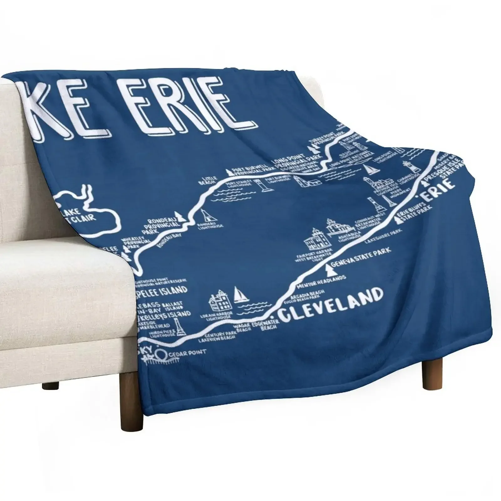 Lake Erie Map Throw Blanket Summer Decorative Throw Soft Plush Plaid Bed covers Blankets
Lake Erie Map Throw Blanket Summer Decorative Throw Soft Plush Plaid Bed covers Blankets