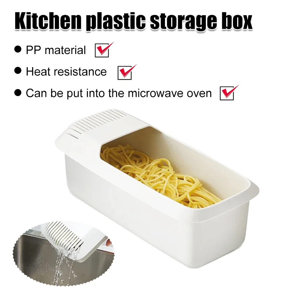 Microwave Safe Pasta Cooker with Strainer Vegetable Drain Basket Heat Resistant Pasta Boat Steamer Spaghetti Noodle Cooking Tool
Microwave Safe Pasta Cooker with Strainer Vegetable Drain Basket Heat Resistant Pasta Boat Steamer Spaghetti Noodle Cooking Tool