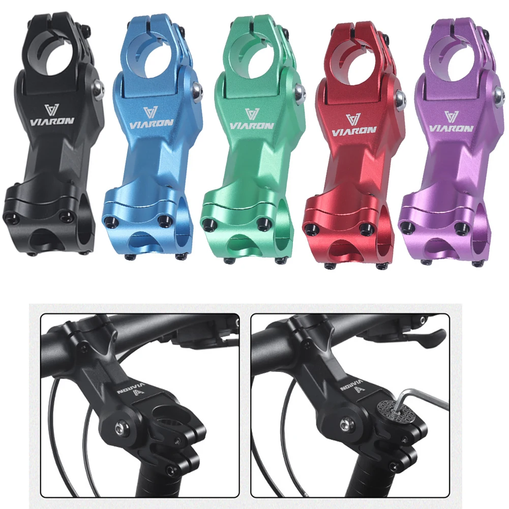 Bicycle Stem Bike Suspension Stem Adjustable Bicycle 70% Shock Absorbing Stem 1 1/8in 31.8mm Aluminium Alloy Bike Stem
Bicycle Stem Bike Suspension Stem Adjustable Bicycle 70% Shock Absorbing Stem 1 1/8in 31.8mm Aluminium Alloy Bike Stem