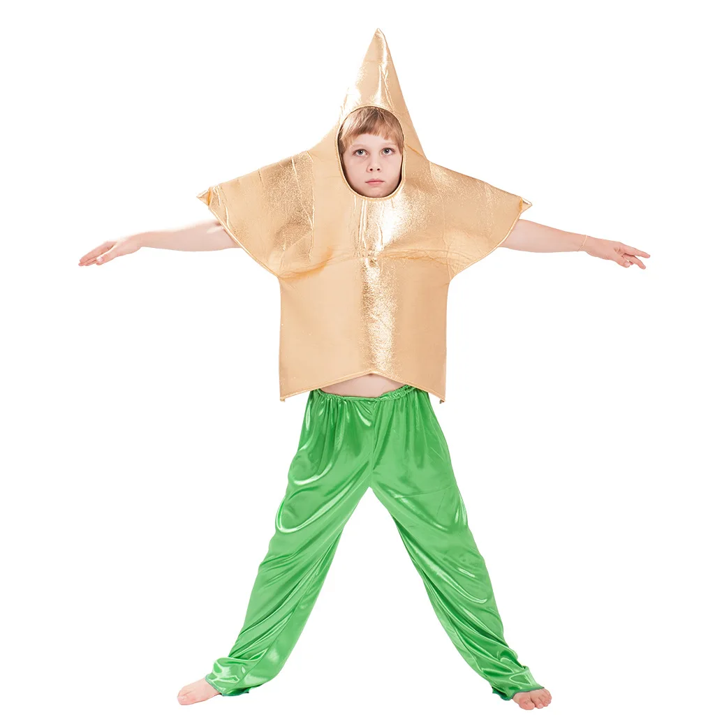 Halloween Stars Cosplay Costumes Kid Stage Play Costumes Festival Party Funny Clothes Suit Five-Pointed Star Garment
Halloween Stars Cosplay Costumes Kid Stage Play Costumes Festival Party Funny Clothes Suit Five-Pointed Star Garment