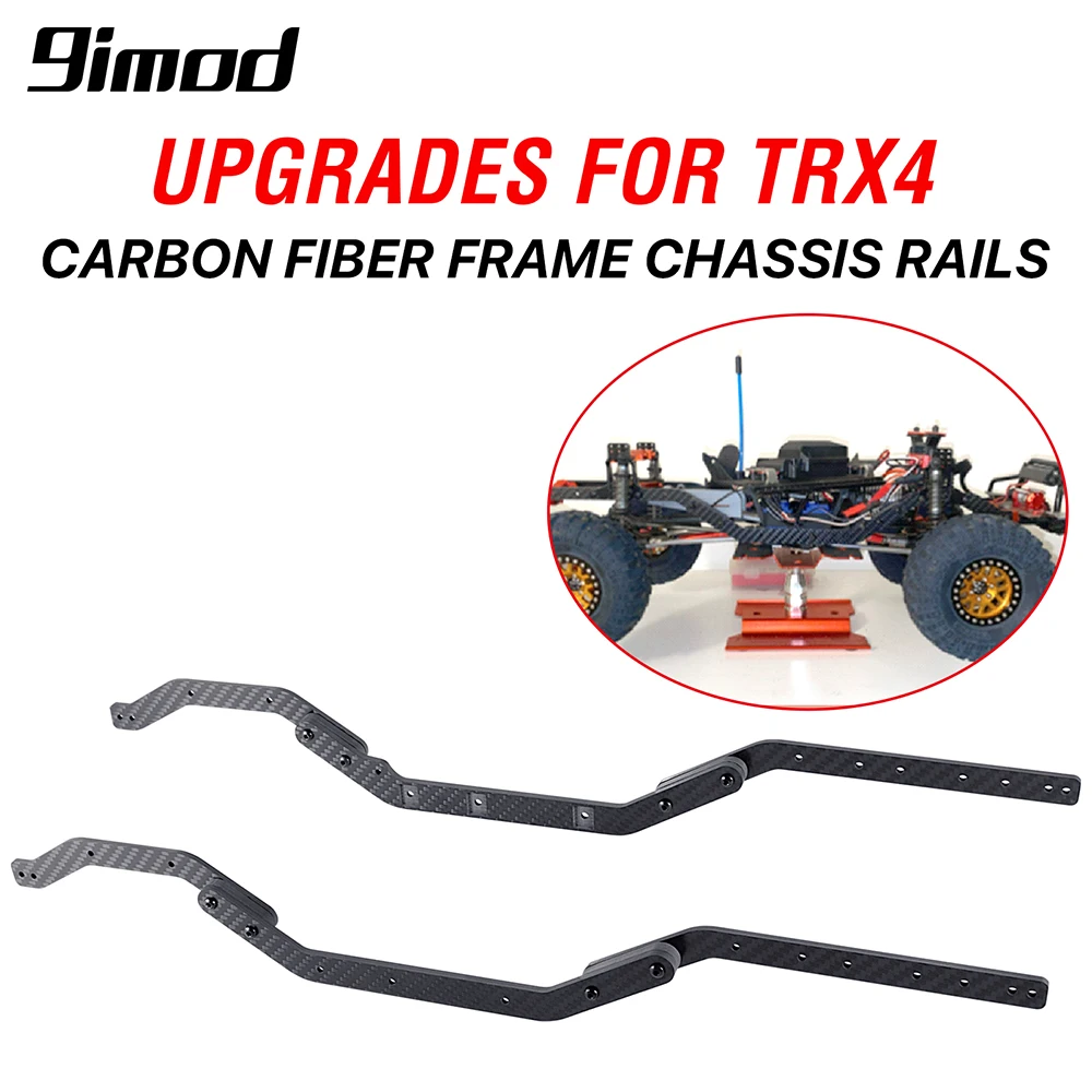 Рамка из углеродного волокна 9imod для Traxxas TRX4, обновленные модели, аксессуары для радиоуправляемой модели 1/10, легкая T410
Рамка из углеродного волокна 9imod для Traxxas TRX4, обновленные модели, аксессуары для радиоуправляемой модели 1/10, легкая T410