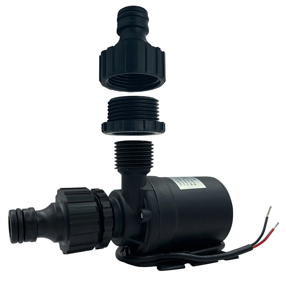 Circulation Pump Water Pump 800L/H Aquarium Black Circulation Tool DC 12V/24V Low Noise Plastic Quick Connector
Circulation Pump Water Pump 800L/H Aquarium Black Circulation Tool DC 12V/24V Low Noise Plastic Quick Connector