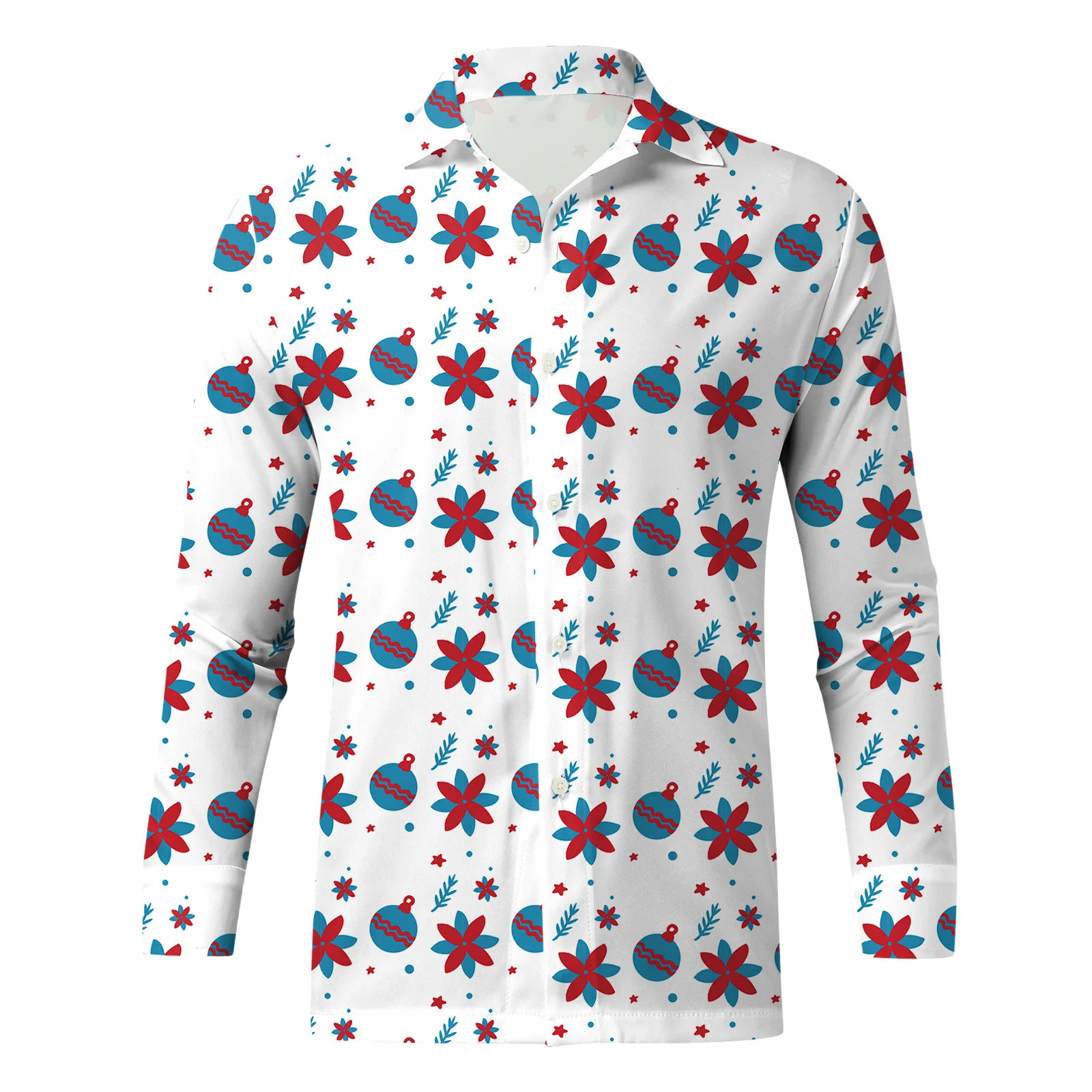 Christmas Theme 3d Printed Men'S Button Shirts Fashion Long Sleeve Blouse Holiday Party Tops New Year Couple Streetwear Clothing
Christmas Theme 3d Printed Men'S Button Shirts Fashion Long Sleeve Blouse Holiday Party Tops New Year Couple Streetwear Clothing