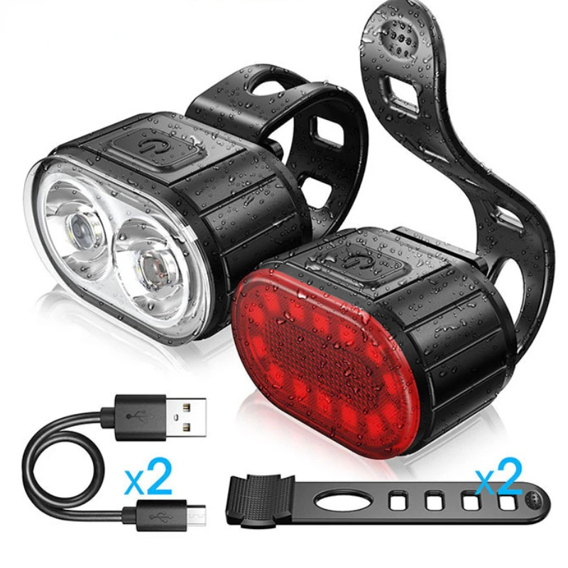 bike Flashlight Cycling Bicycle Front Rear Light Set Bike USB Charge Headlight MTB Waterproof Taillight LED Lantern Accessories
bike Flashlight Cycling Bicycle Front Rear Light Set Bike USB Charge Headlight MTB Waterproof Taillight LED Lantern Accessories
