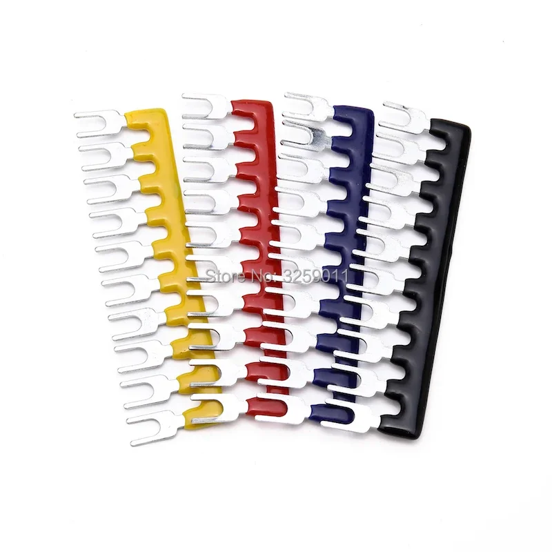 10PCS Wire Connector Pre Insulated Fork Type Terminal Barrier Strip Jumper Connector 10 Positions TD1510/TD-10A
10PCS Wire Connector Pre Insulated Fork Type Terminal Barrier Strip Jumper Connector 10 Positions TD1510/TD-10A
