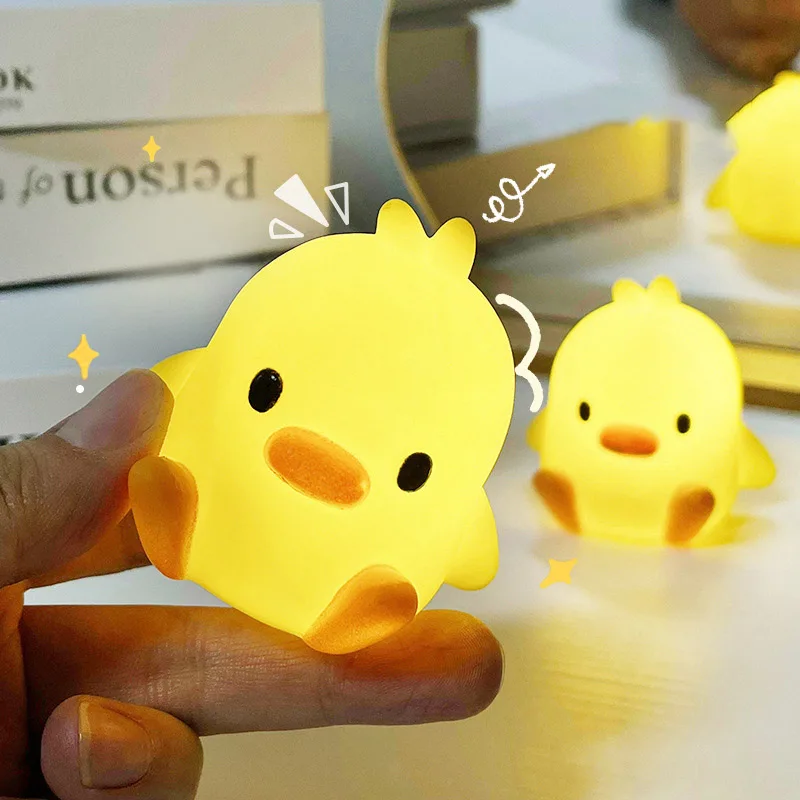 1Pcs Fun Mini Cartoon Animals Lamp Cute Duck Lamp Night Bedroom Bedside Lamp Companion Sleeping Lamp Kids Toy Birthday Gifts
1Pcs Fun Mini Cartoon Animals Lamp Cute Duck Lamp Night Bedroom Bedside Lamp Companion Sleeping Lamp Kids Toy Birthday Gifts