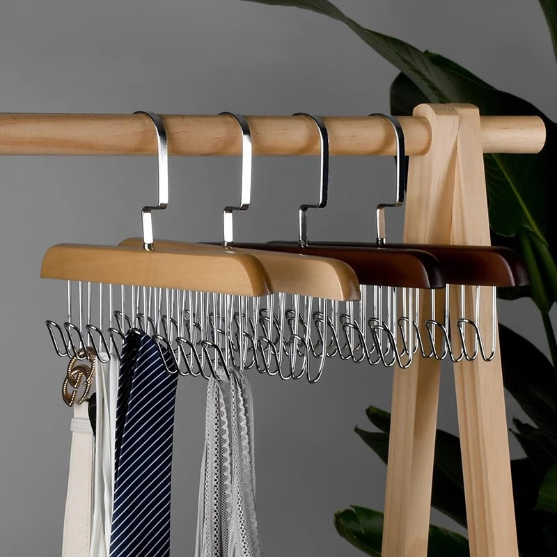 Multi-Hook Wooden Scarf Hanger Space Saving Hanger Home Wardrobe Hanger Organizer Underwear Storage Rack
Multi-Hook Wooden Scarf Hanger Space Saving Hanger Home Wardrobe Hanger Organizer Underwear Storage Rack