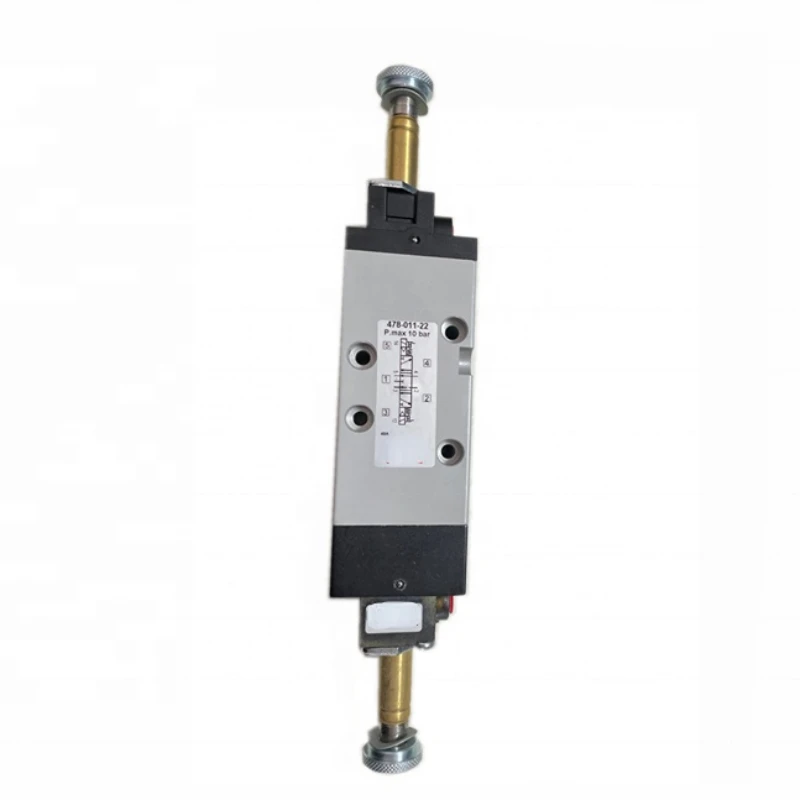 New Electro Pneumatic Valve 5/3' CO,1/8'',Solenoid Part Number 478-011-22 
New Electro Pneumatic Valve 5/3' CO,1/8'',Solenoid Part Number 478-011-22