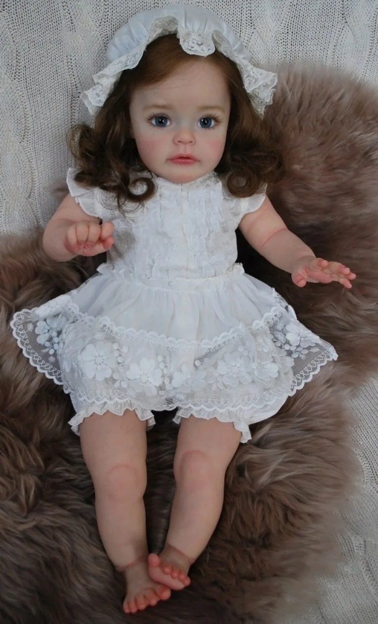 

60CM Reborn Baby Princess Series SueSue Exquisite Painted Veins Simulation Cross-border for A Generation Doll Baby Reborn