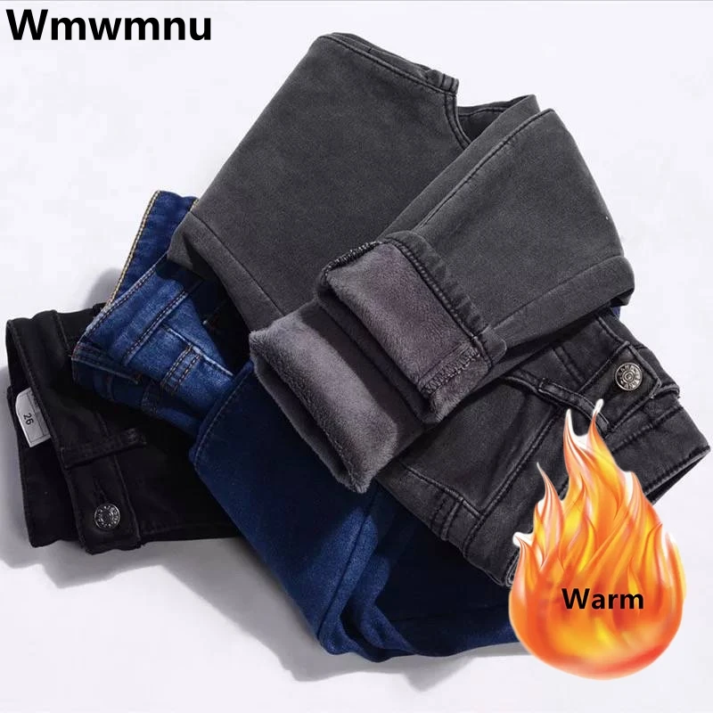 Plus Velvet Warm Winter Pencil Jeans Thicken Ankle-length Denim Pants Big Size 34 Skinny Stretch Vaqueros Women Casual Pantalon
Plus Velvet Warm Winter Pencil Jeans Thicken Ankle-length Denim Pants Big Size 34 Skinny Stretch Vaqueros Women Casual Pantalon