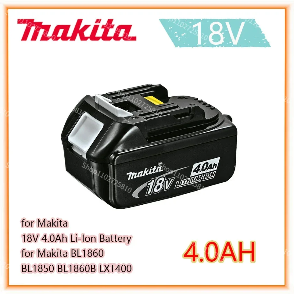 

Makita Original 18V 4.0AH 5.0AH 6.0AH Rechargeable Power Tools Battery with LED Li-ion Replacement LXT BL1860B BL1860 BL1850