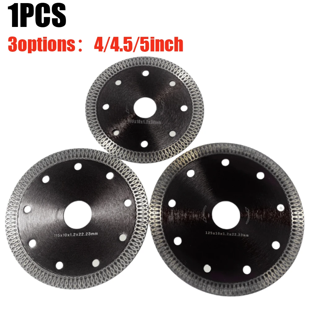 1pcSaw Blade Dry Wet Cutting 4 4.5 5 Inch For Granite Marble Tile Ceramic Oscillating Tool Accessories 100 115 125 Mm
1pcSaw Blade Dry Wet Cutting 4 4.5 5 Inch For Granite Marble Tile Ceramic Oscillating Tool Accessories 100 115 125 Mm
