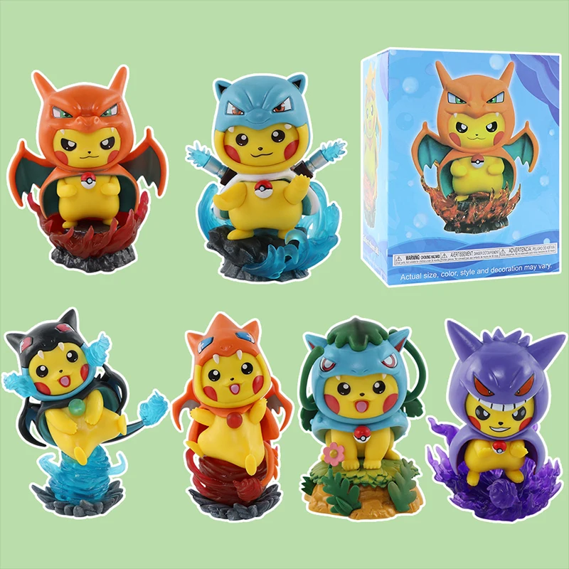 Pokemon Anime Figures Pikachu Cosplay Figure Bulbasaur Blastoise Charizard Action Figurine Pvc Model Statue Dolls Toy Gift birt
Pokemon Anime Figures Pikachu Cosplay Figure Bulbasaur Blastoise Charizard Action Figurine Pvc Model Statue Dolls Toy Gift birt