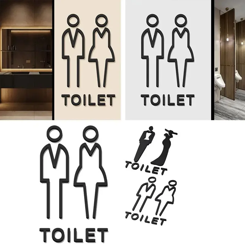 Creative Toilet Sign Door Plates Men Women Wc Signage For Shopping Mall Office Buildings Home Door Plates Reminder Acrylic
Creative Toilet Sign Door Plates Men Women Wc Signage For Shopping Mall Office Buildings Home Door Plates Reminder Acrylic