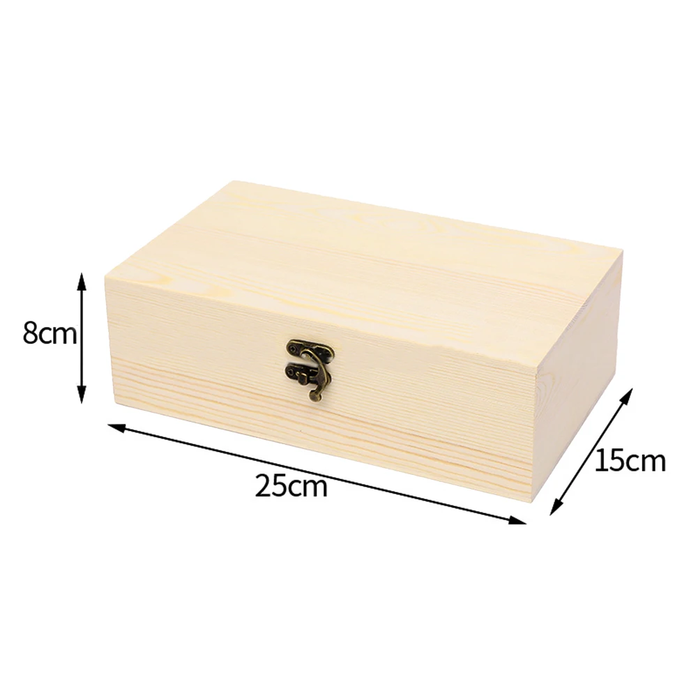 Jewelry Box Wooden Storage Box S/M/L Storage Wooden Box 1PC Craft Projects Decorated Desktop For Various DIY New
Jewelry Box Wooden Storage Box S/M/L Storage Wooden Box 1PC Craft Projects Decorated Desktop For Various DIY New
