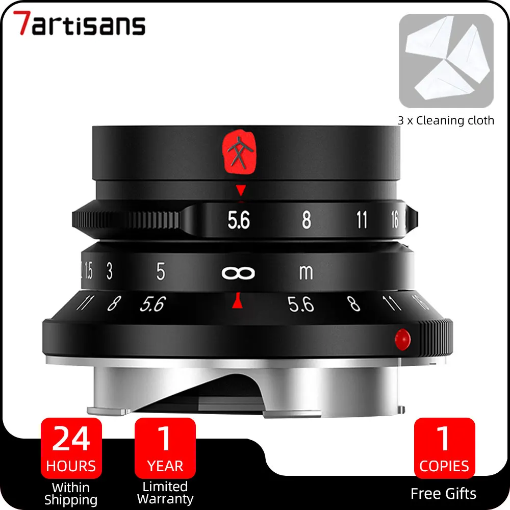 7Artisans M28mm f5.6 Full Frame Wide Angle Lens for Leica M Mount Camera M10R M10P M10 M9P M7 M-A M3 M2
7Artisans M28mm f5.6 Full Frame Wide Angle Lens for Leica M Mount Camera M10R M10P M10 M9P M7 M-A M3 M2