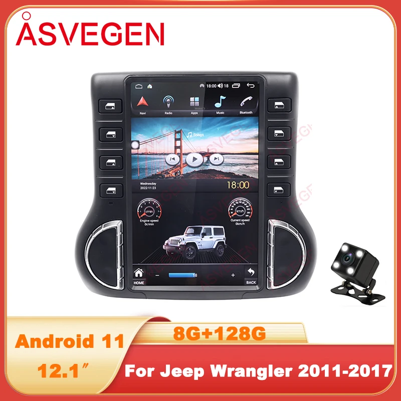 12.1" Android 11 Car Multimedia Player For Jeep Wrangler 2011-2017 With 128G NAVI Bluetooth Radio Audio Stereo GPS Screen
12.1" Android 11 Car Multimedia Player For Jeep Wrangler 2011-2017 With 128G NAVI Bluetooth Radio Audio Stereo GPS Screen