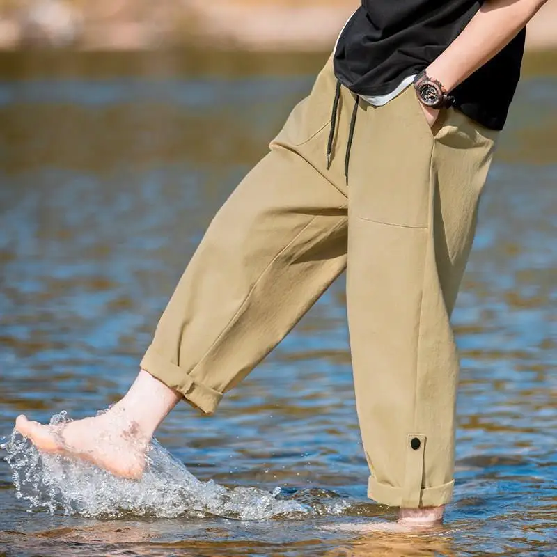 Men's Casual Pants 2023 Spring And Autumn New Men's Loose Overalls Trend Nine-point Pants Boutique Clothing Simple Style
Men's Casual Pants 2023 Spring And Autumn New Men's Loose Overalls Trend Nine-point Pants Boutique Clothing Simple Style