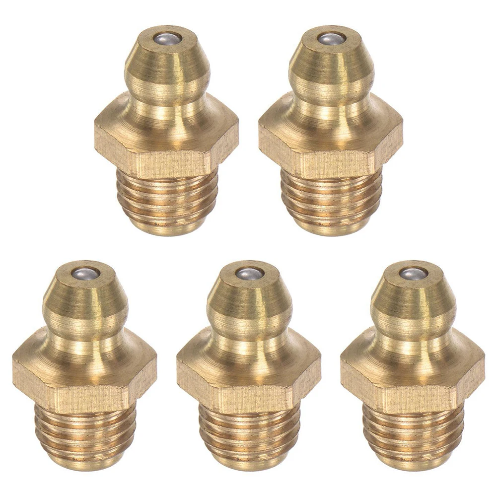 5Pcs Grease Accessories Brass Straight Hydraulic Grease Fitting Accessories M8 X 1mm Thread For Industrial Applications
5Pcs Grease Accessories Brass Straight Hydraulic Grease Fitting Accessories M8 X 1mm Thread For Industrial Applications