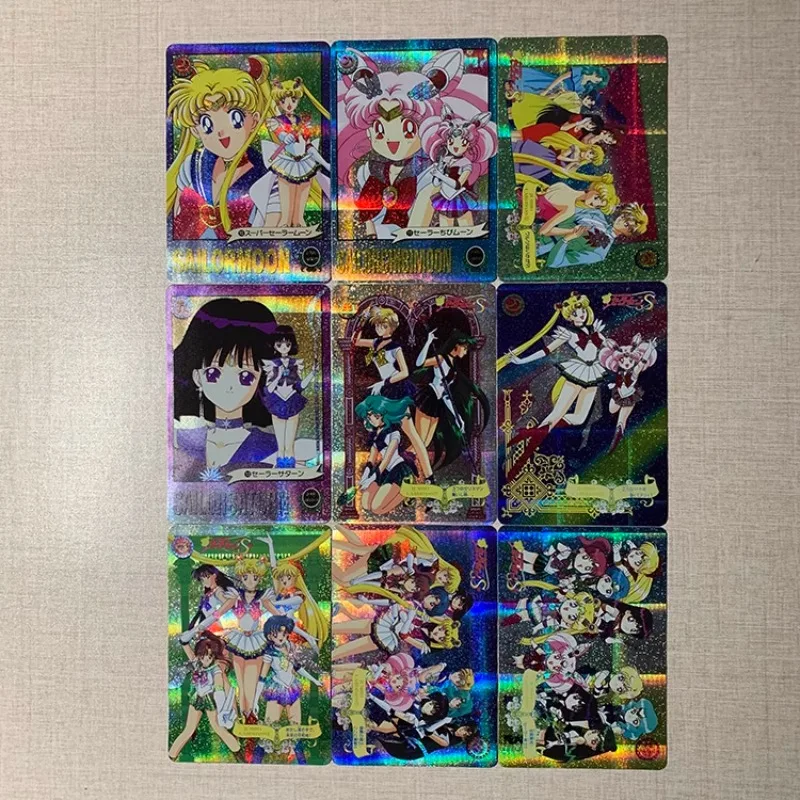 Anime Female Lead DIY Sailor Moon Tsukino Usagi Mizuno Ami OP02 Refractive Rainbow Gauze Flash 9 Sheet Game Collection Card
Anime Female Lead DIY Sailor Moon Tsukino Usagi Mizuno Ami OP02 Refractive Rainbow Gauze Flash 9 Sheet Game Collection Card