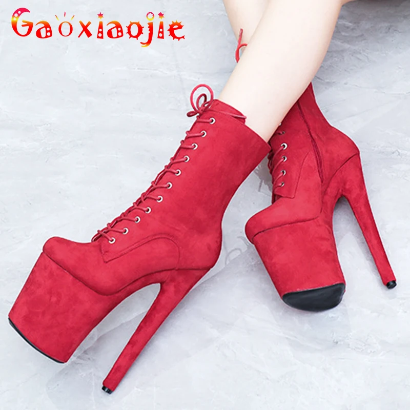 Platform Extreme Pole Dance Flannel Ankle Boots lace up shoes Stripper Heels Sexy In Stock multiple Colors Fast Shipping Size 43
Platform Extreme Pole Dance Flannel Ankle Boots lace up shoes Stripper Heels Sexy In Stock multiple Colors Fast Shipping Size 43