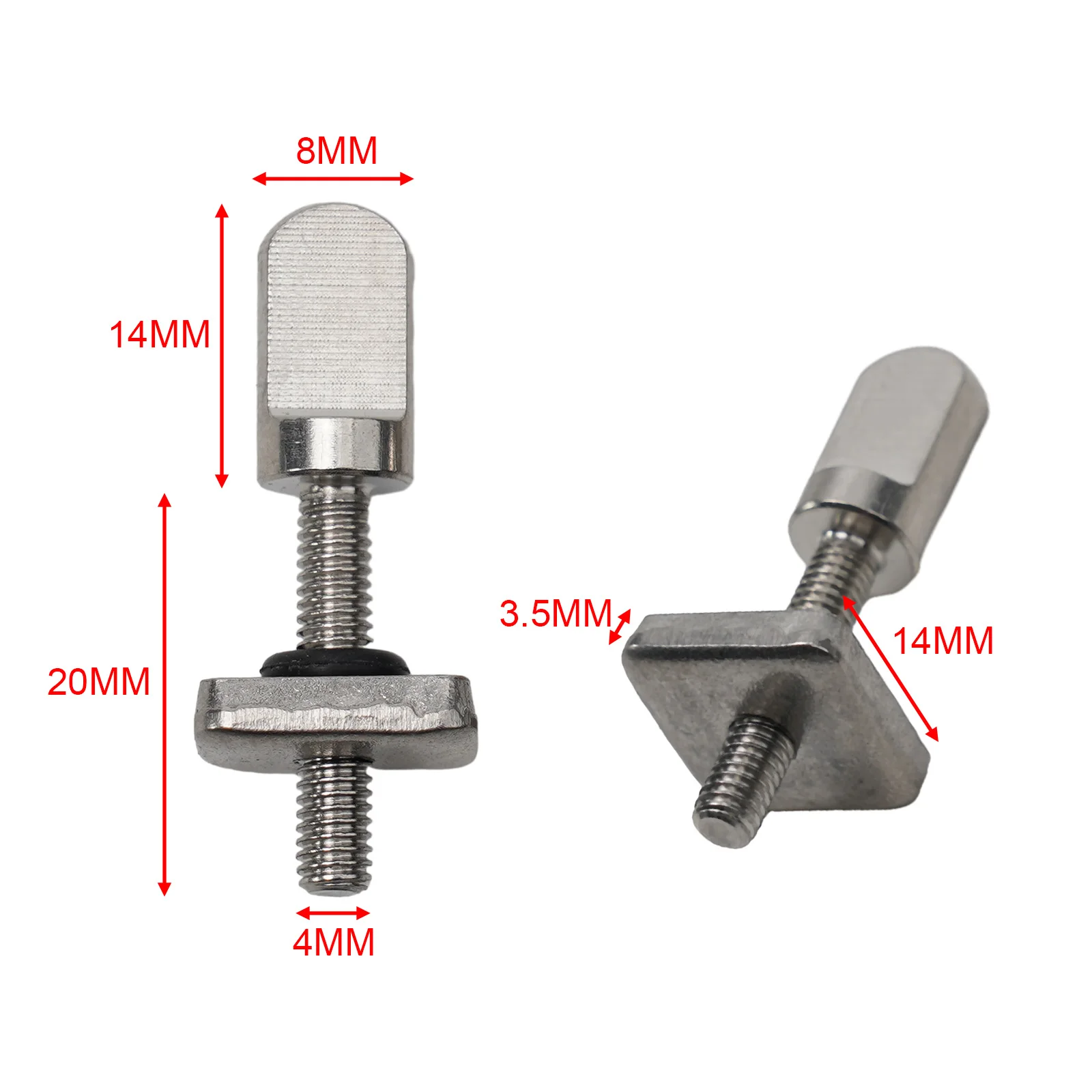 2Pcs 316 Stainless Steel Boat Surfboard Fin Screw & Fin Plate Replacement Kit Longboard Fin Screws Plate Boat Accessories
2Pcs 316 Stainless Steel Boat Surfboard Fin Screw & Fin Plate Replacement Kit Longboard Fin Screws Plate Boat Accessories