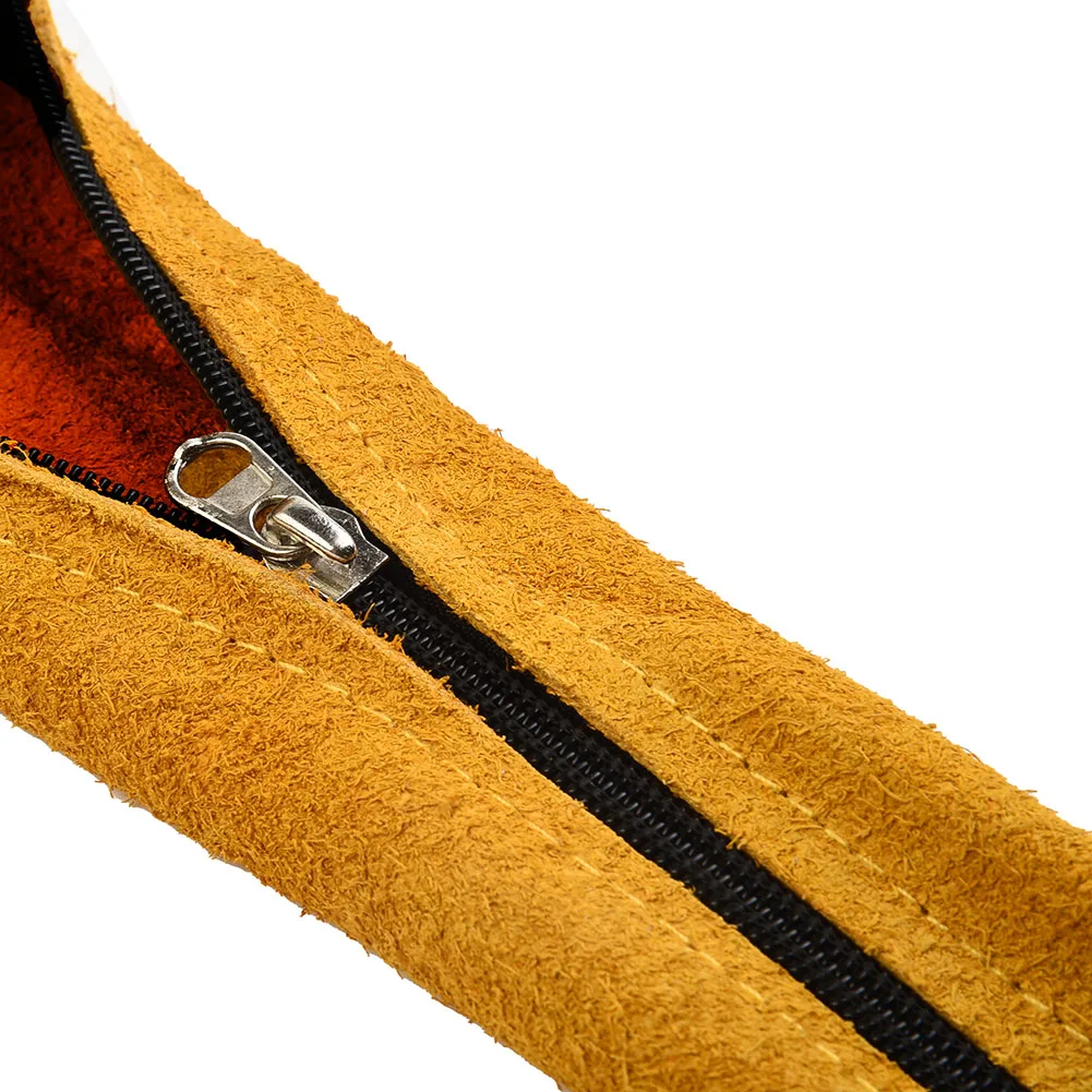 TIG Mig Cowhide Leather Welding Torch Cable Hose Cover 23ft L 4in Wide Welding Torch Cable Cover Two Layers Of Leather Cover
TIG Mig Cowhide Leather Welding Torch Cable Hose Cover 23ft L 4in Wide Welding Torch Cable Cover Two Layers Of Leather Cover
