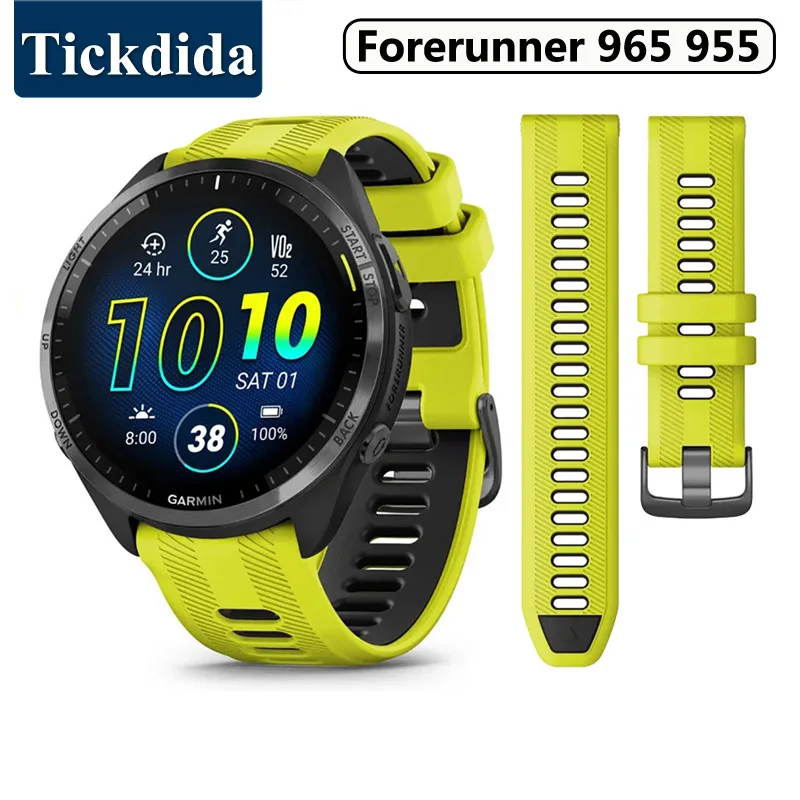 Sports Silicone Strap for Garmin Forerunner 965 955 Solar 945 935 745 22mm Watch Band Replacement Wristband Bracelet 
Sports Silicone Strap for Garmin Forerunner 965 955 Solar 945 935 745 22mm Watch Band Replacement Wristband Bracelet