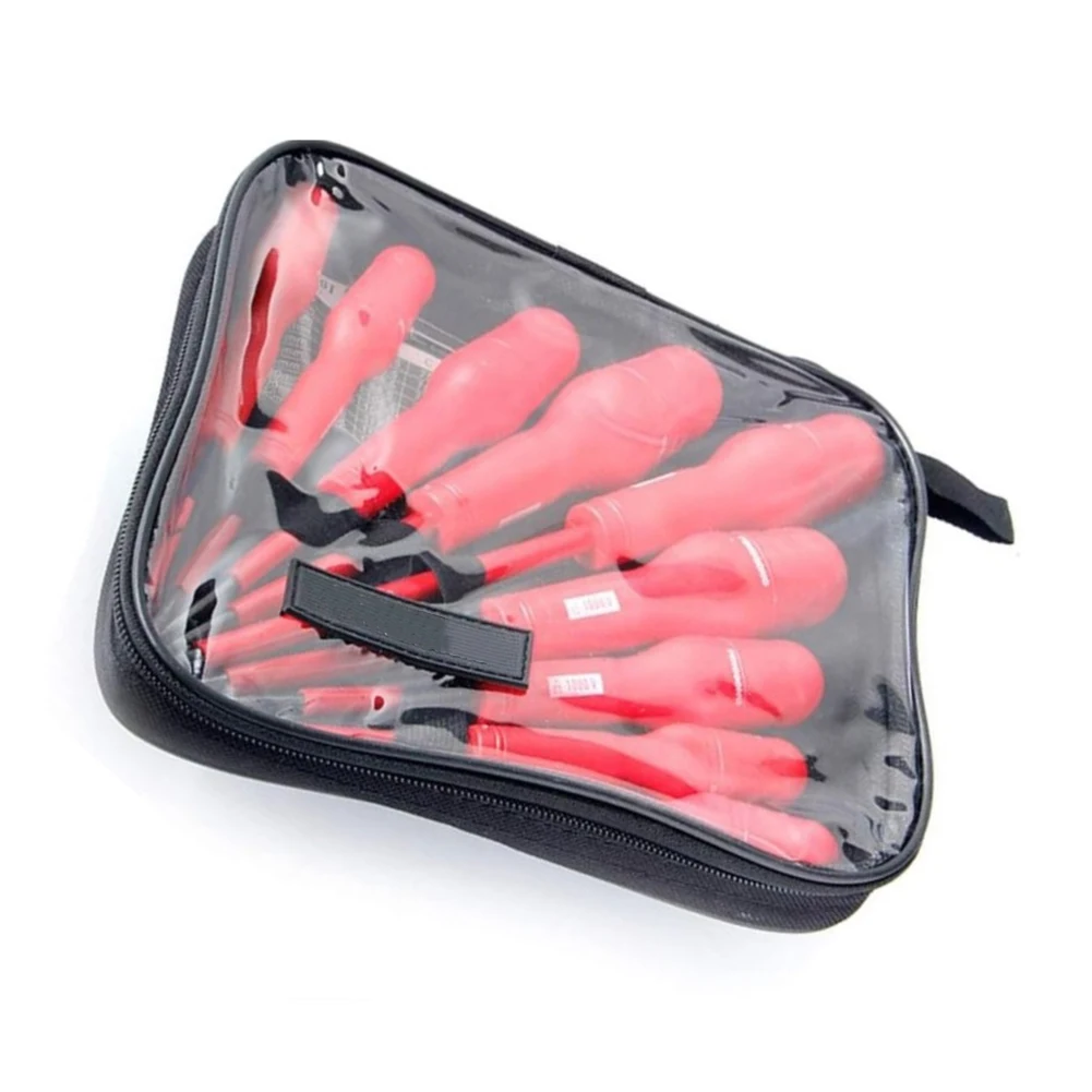 9Pcs Screwdriver Insulated Handle Slotted Cross Head Magnetic Tip Steel 3/4/5/6mm 1000V For Electrician Repairing Manual Tools
9Pcs Screwdriver Insulated Handle Slotted Cross Head Magnetic Tip Steel 3/4/5/6mm 1000V For Electrician Repairing Manual Tools