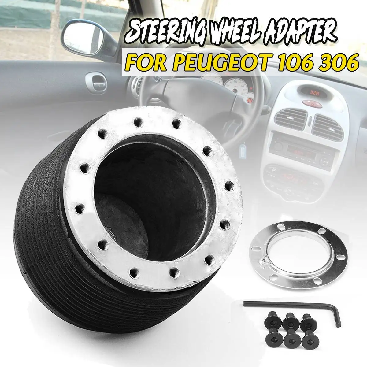 Steering Wheel Hub Quick Release Adapter Boss Kit for Peugeot 106 for Peugeot 306 for Citroen Saxo for Citroen AX 90 91 97 98
Steering Wheel Hub Quick Release Adapter Boss Kit for Peugeot 106 for Peugeot 306 for Citroen Saxo for Citroen AX 90 91 97 98