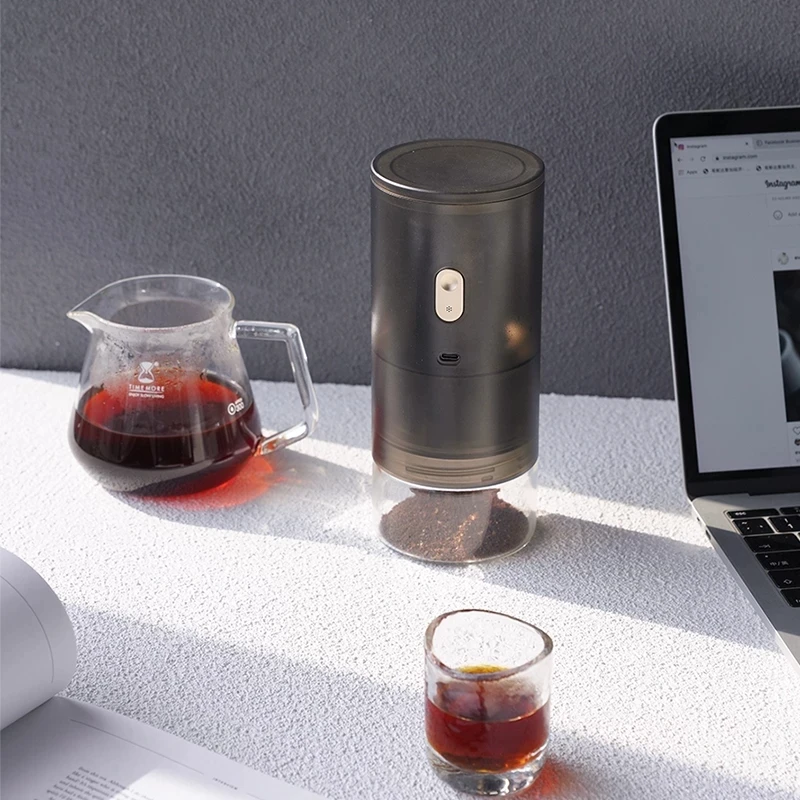 TIMEMORE-Rechargeable Electric Grinder Go Coffee Grinderamp, B Burr, Type-C, Coffee Mill, Double Bearing Positioning
TIMEMORE-Rechargeable Electric Grinder Go Coffee Grinderamp, B Burr, Type-C, Coffee Mill, Double Bearing Positioning