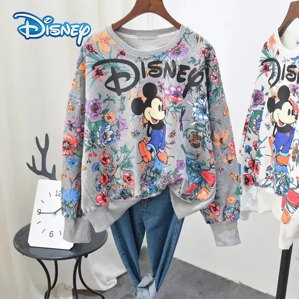 Disney Women Hoodies Mickey Mouse Cartoon Korean Style Autumn Spring Pullovers Sweatshirts Long Sleeve Clothes Harajuku Hoody
Disney Women Hoodies Mickey Mouse Cartoon Korean Style Autumn Spring Pullovers Sweatshirts Long Sleeve Clothes Harajuku Hoody