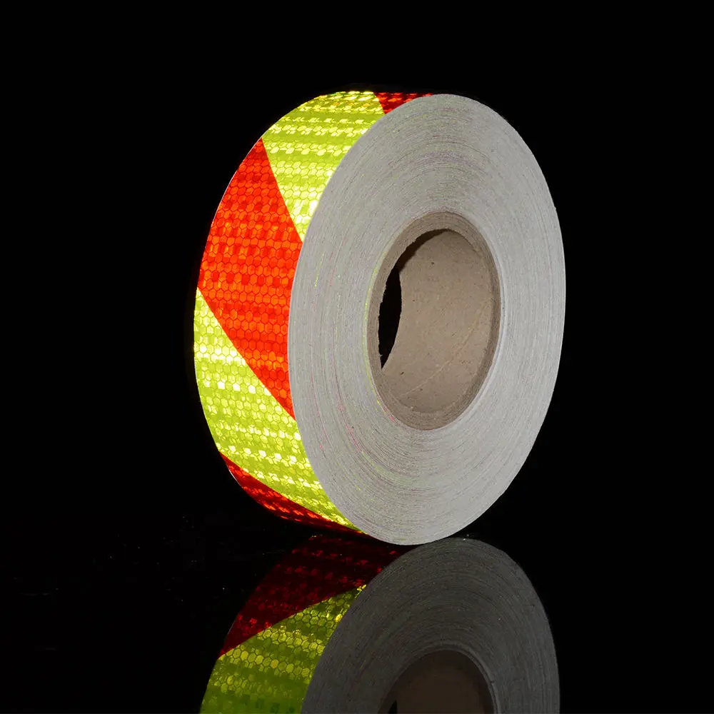 2Inch*33FT Twill Reflective Safety Tapes Fluorescent Lime Yellow and Red Black Striped Adhesive Waterproof Reflectors For Things
2Inch*33FT Twill Reflective Safety Tapes Fluorescent Lime Yellow and Red Black Striped Adhesive Waterproof Reflectors For Things