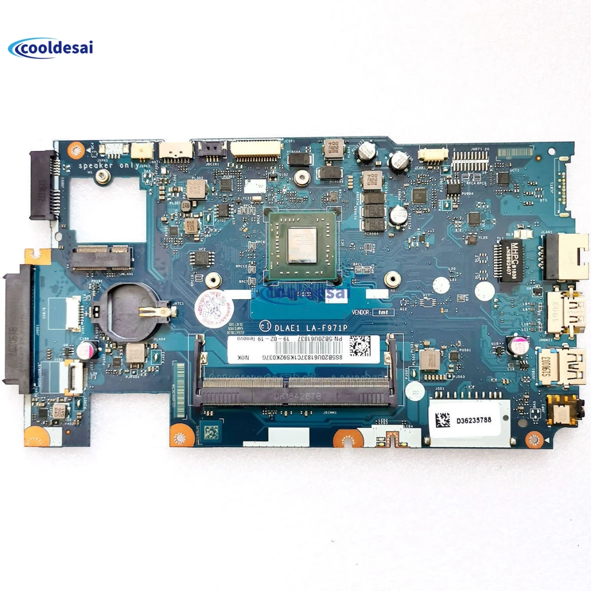 

NEW 5B20U61837 for Lenovo E41-25 Laptop motherboard E41-25 Motherboard LA-F971P motherboard With A4-4350 CPU DDR4 100% test OK
