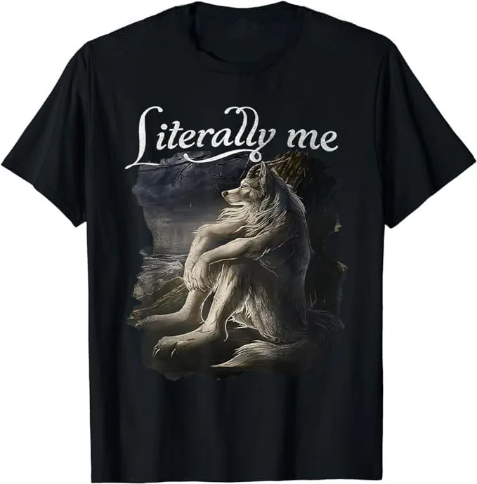 Sitting Wolf Literally Me Funny Meme for Men Women T-Shirt Wolf Lover Birthday Gifts Humorous Graphic Outfit Cool Saying Tee Top
Sitting Wolf Literally Me Funny Meme for Men Women T-Shirt Wolf Lover Birthday Gifts Humorous Graphic Outfit Cool Saying Tee Top